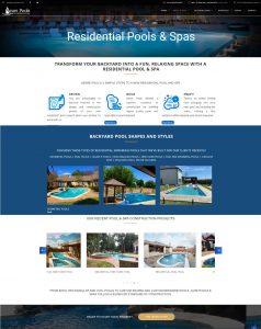 Azure Pools Website Revamp