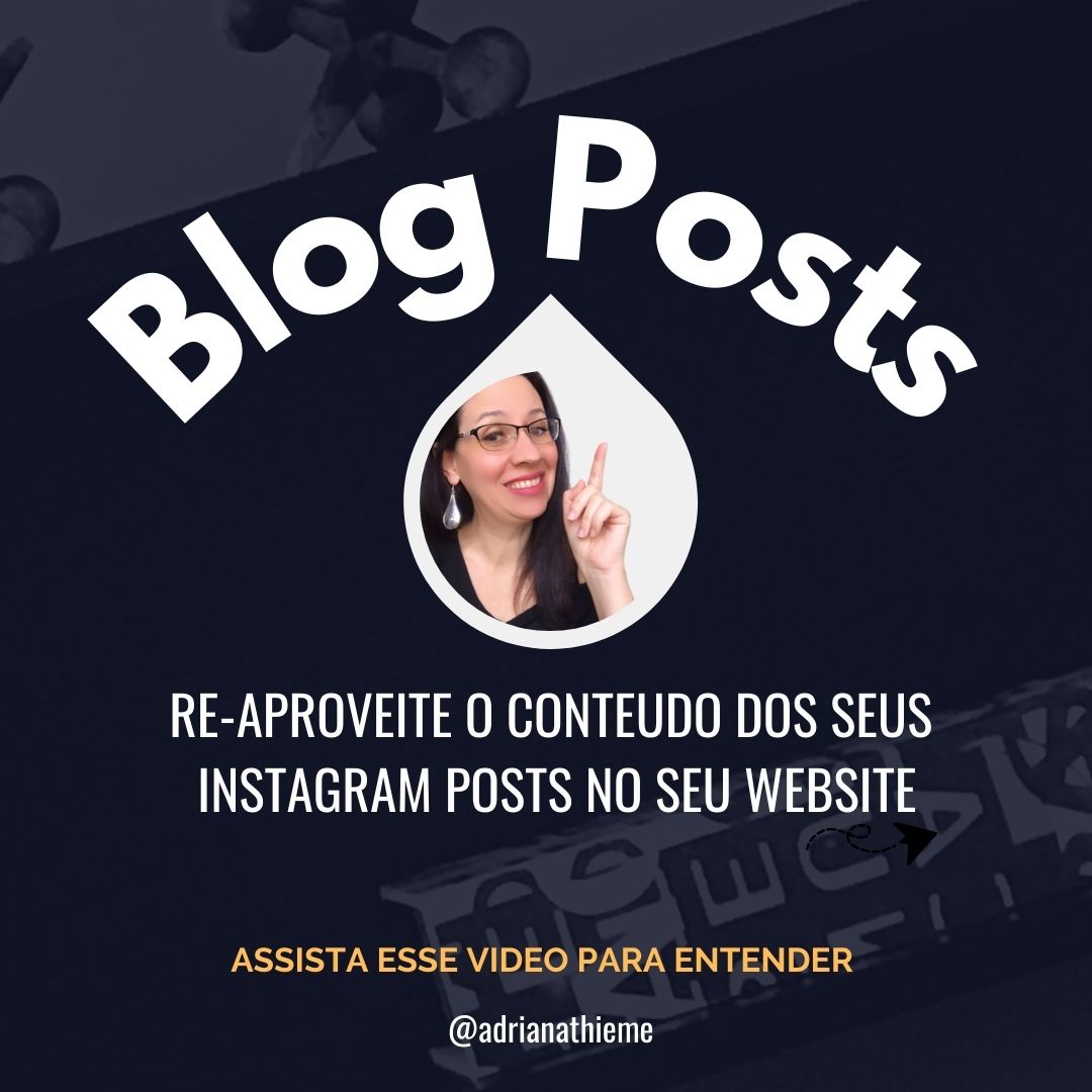 Blog posts do Instagram no seu website