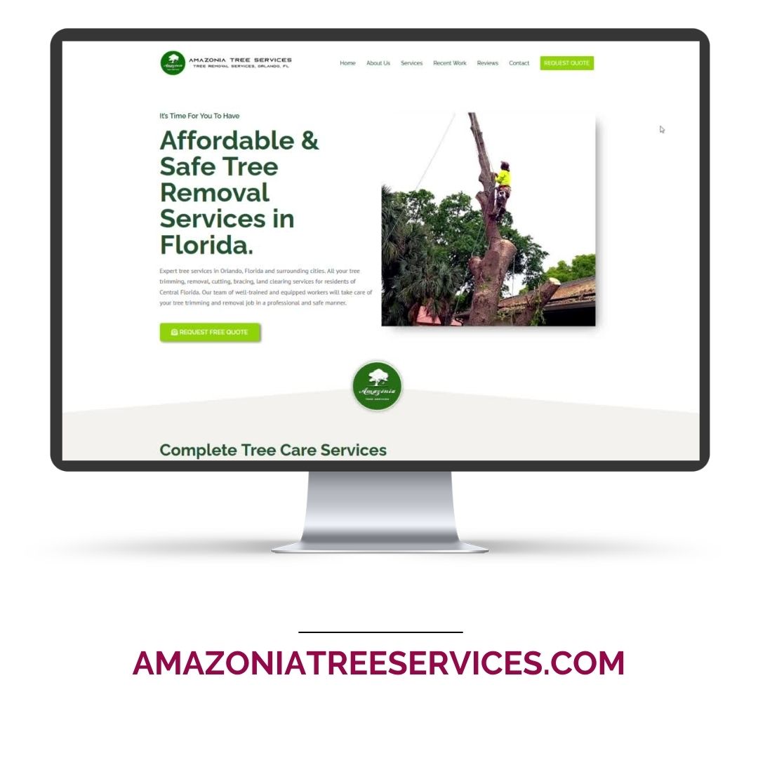 Web Design for Tree Services Company Orlando FL