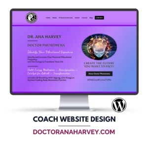 Author, coach, speaker website design