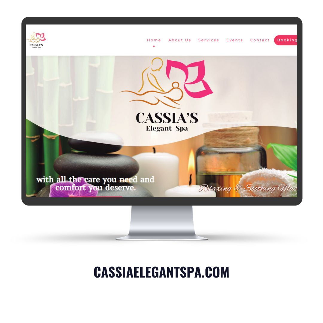 Cassia Elegant Spa Website Design