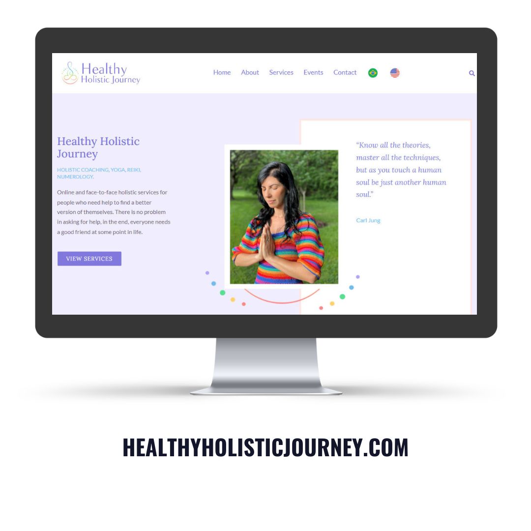 Healthy Holistic Journey Website Screenshot