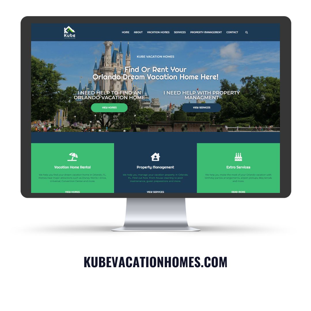 Kube Vacation Homes Website