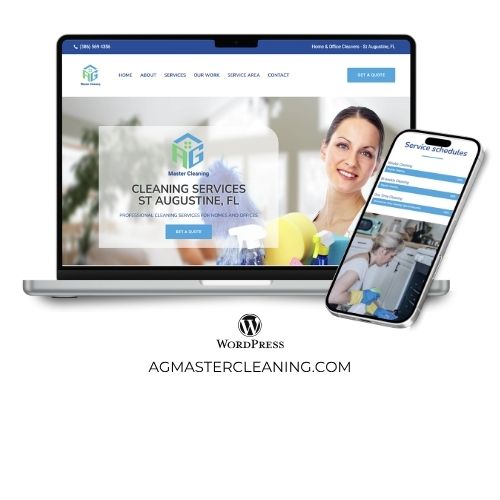 Cleaning Services WordPress Cleaning Company Website Design