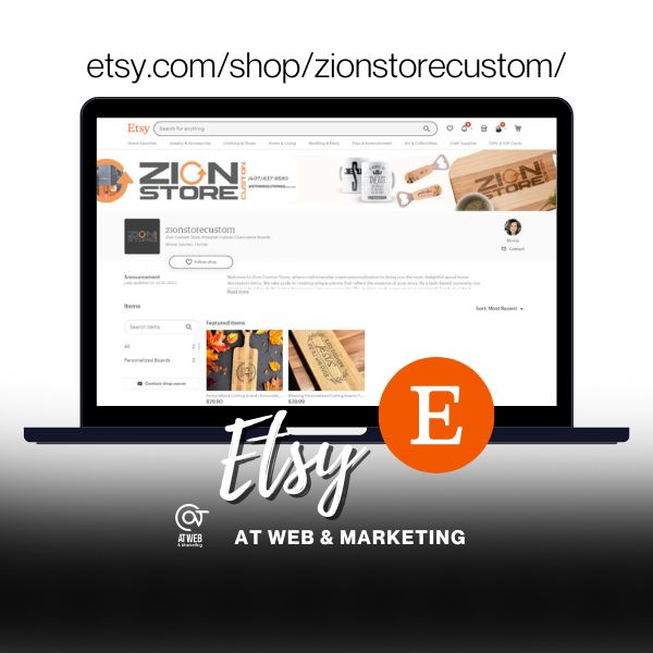 Etsy Store Zion Custom Store