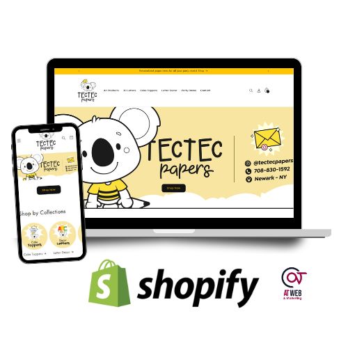 Tec Tec Papers Shopify Website