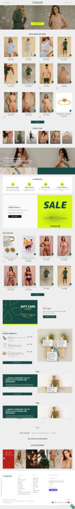 Citrus 55 Website Home page screenshot