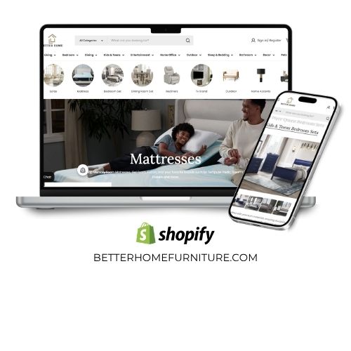 betterhomefurniture.com shopify store redesign
